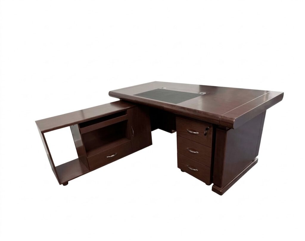 Executive Table Veneer. L-Shape 1.8m