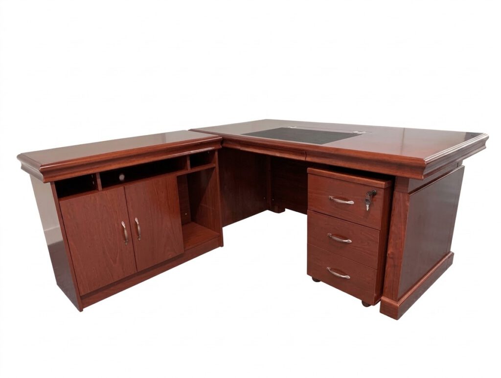 Executive Table-Mahogany veneer. 1.6m