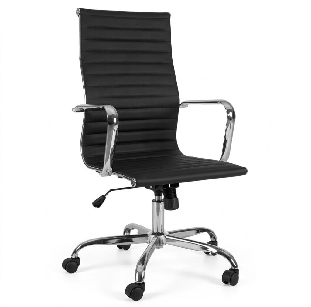 Blaze High-Back Office Chair - Chrome Base
